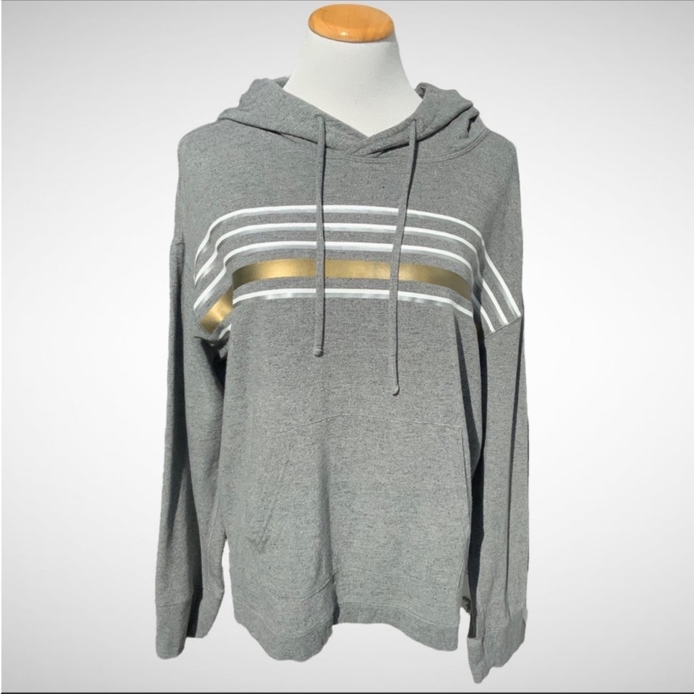 Gap Oversized Pullover Drawstring Hoodie Foil Str… - image 5